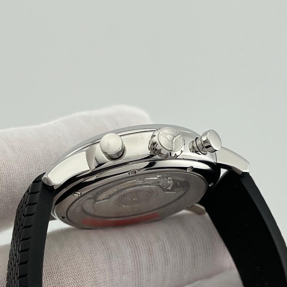 Chopard Milly Miglia Cronografo 168589 42mm Quadrante Nero Acciaio Inox in vendita 1