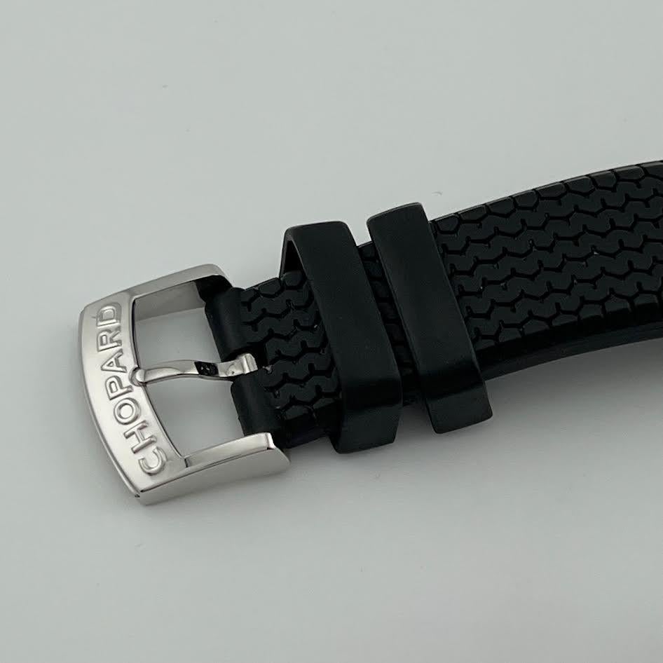 Chopard Milly Miglia Cronografo 168589 42mm Quadrante Nero Acciaio Inox in vendita 4