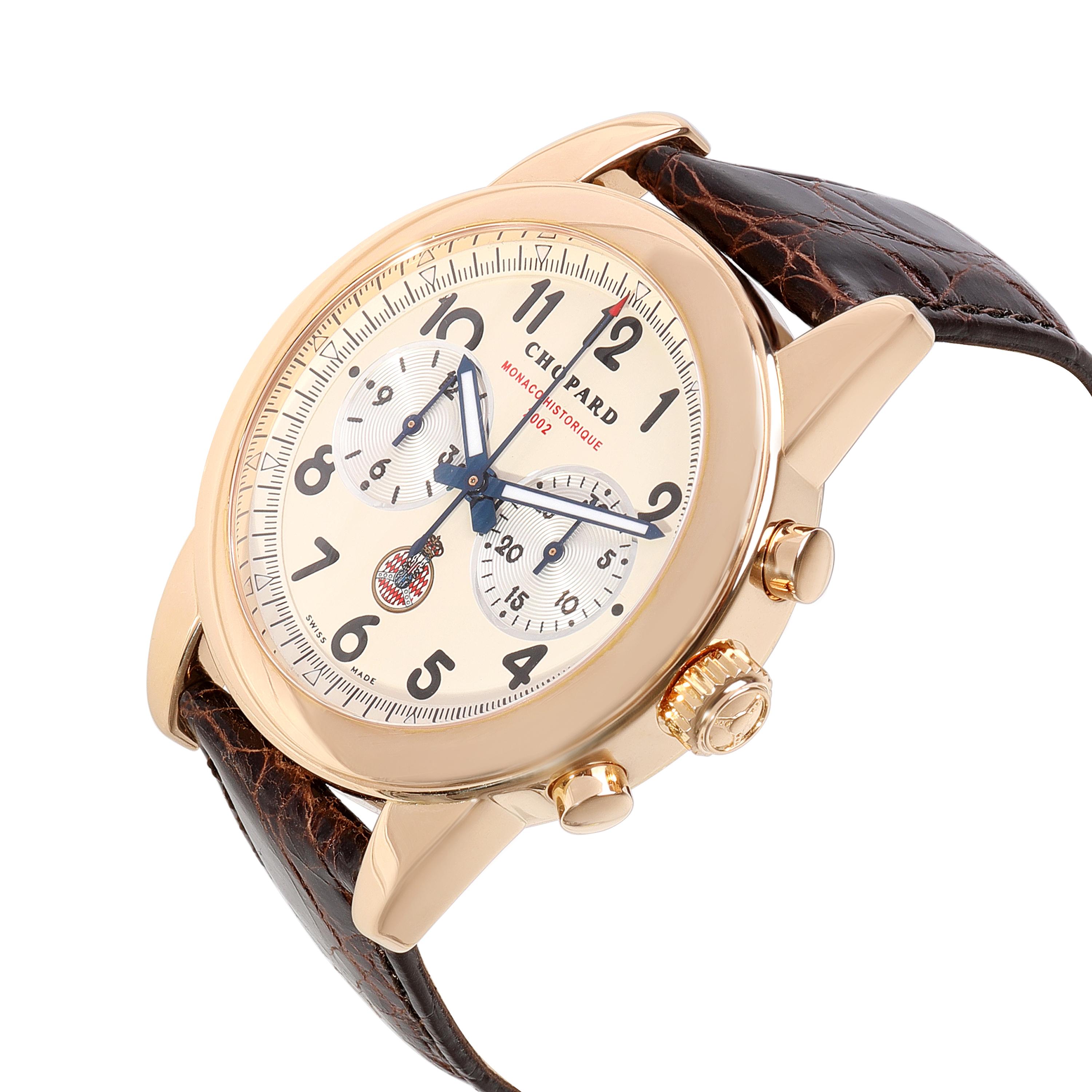 Chopard Monaco Historique 16/1256 Herrenuhr aus 18 Karat Gelbgold im Zustand „Hervorragend“ in New York, NY