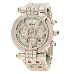 Chopard Mother of Pearl White Gold and Diamonds Imperiale Women's Wristwatch 37 