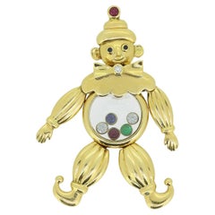 Chopard Multi Gemstone Clown Pendant
