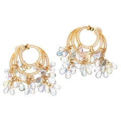 Chopard Multicolored Sapphire Diamond Earrings