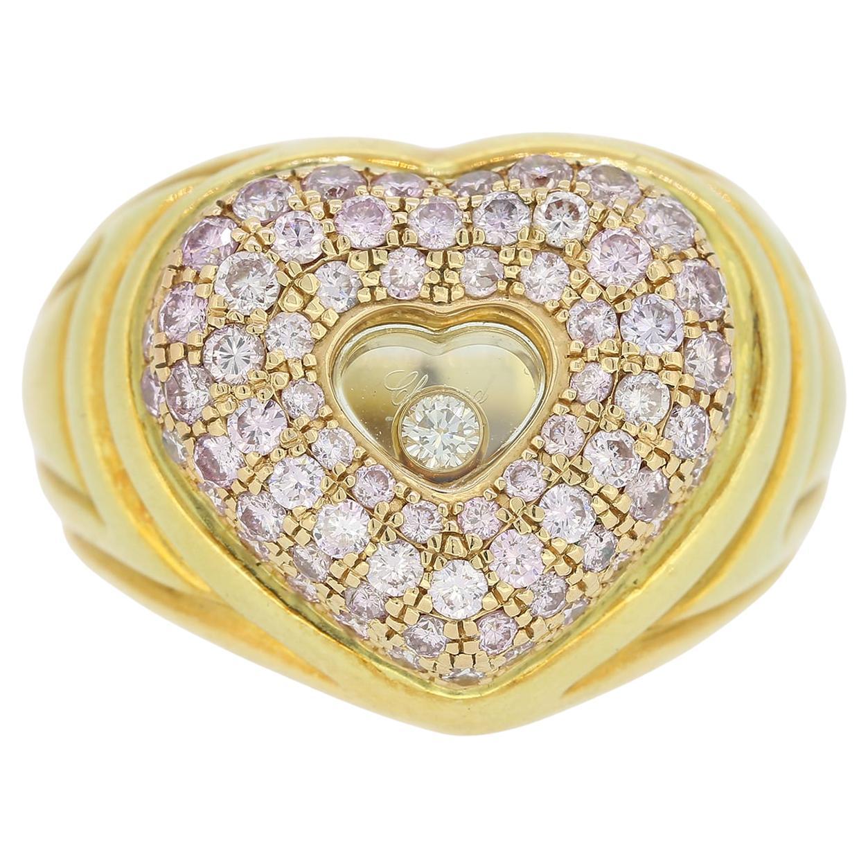 Anello Cuore La Vie En Rose con diamante rosa naturale Chopard