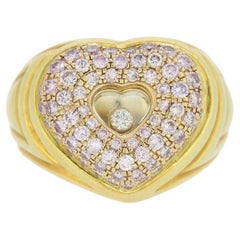 Chopard Bague cœur La Vie En Rose avec diamants roses naturels