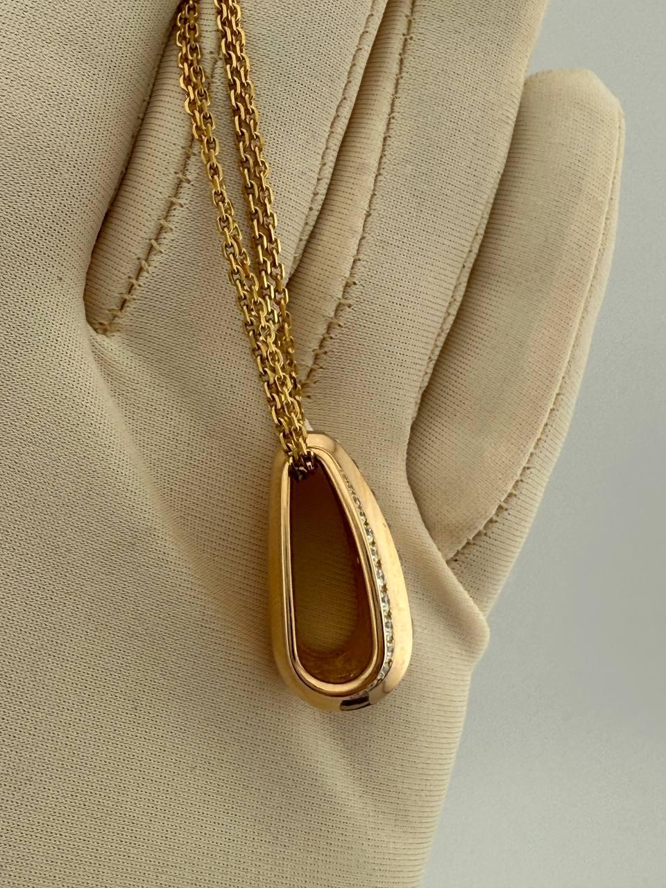 Chopard Collana La Strada Oro Rosa Diamanti In condizioni ottime in vendita a Berlin, DE