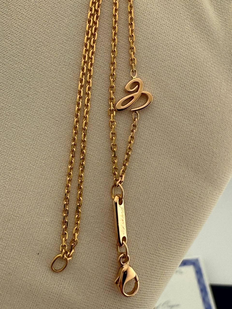 Chopard Collana La Strada Oro Rosa Diamanti in vendita 5