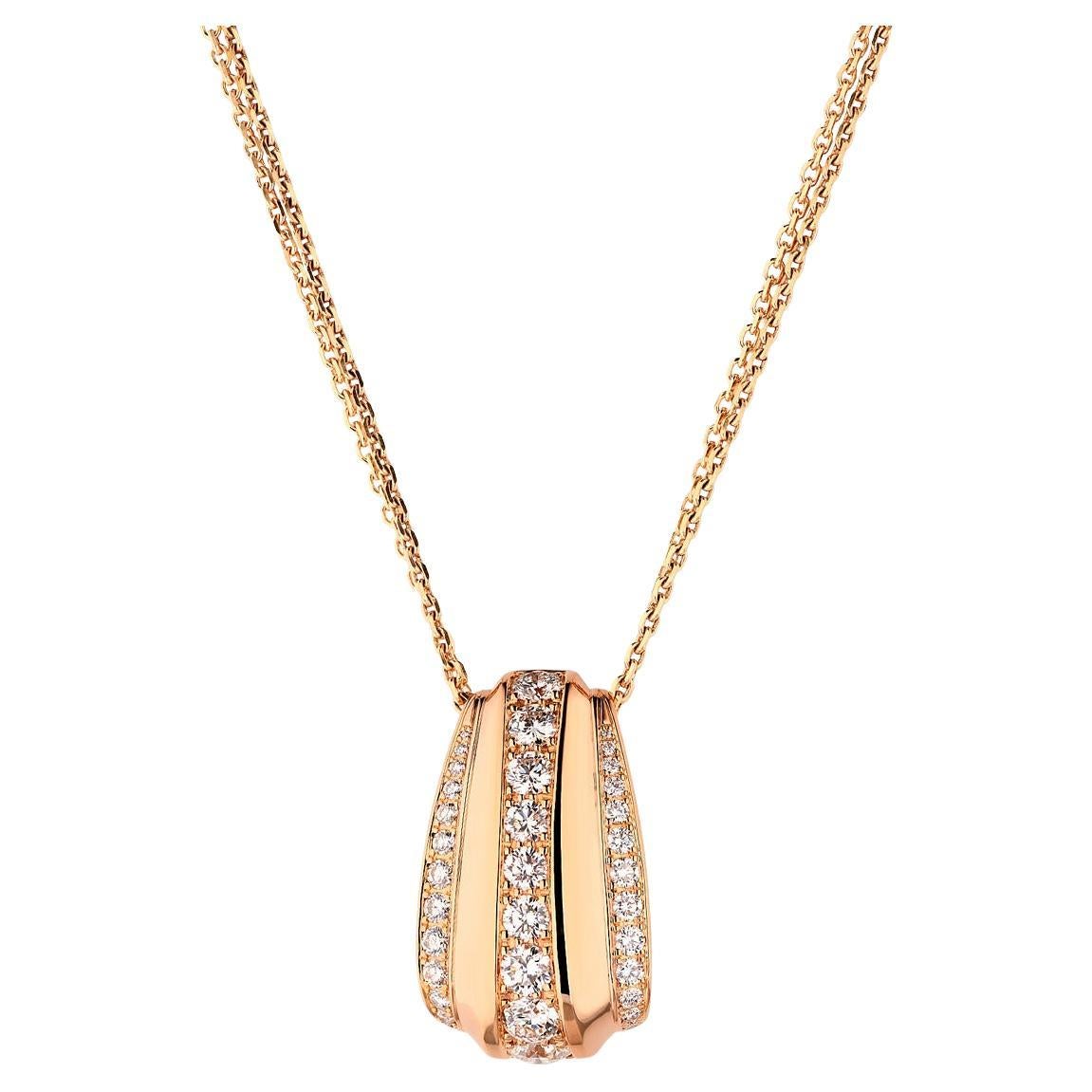 Chopard Collana La Strada Oro Rosa Diamanti