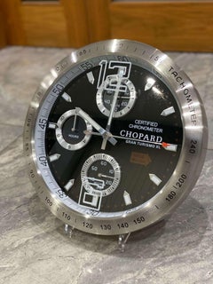 Chopard Officially Certified Chronometer Gran Turismo Chrome Wall Clock