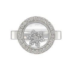Bague Chopard Pavé de diamants "Happy Snowflake" (flocon de neige) Bague
