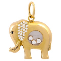 Ciondolo Chopard "Elefante" con diamanti di circa 0,35 carati