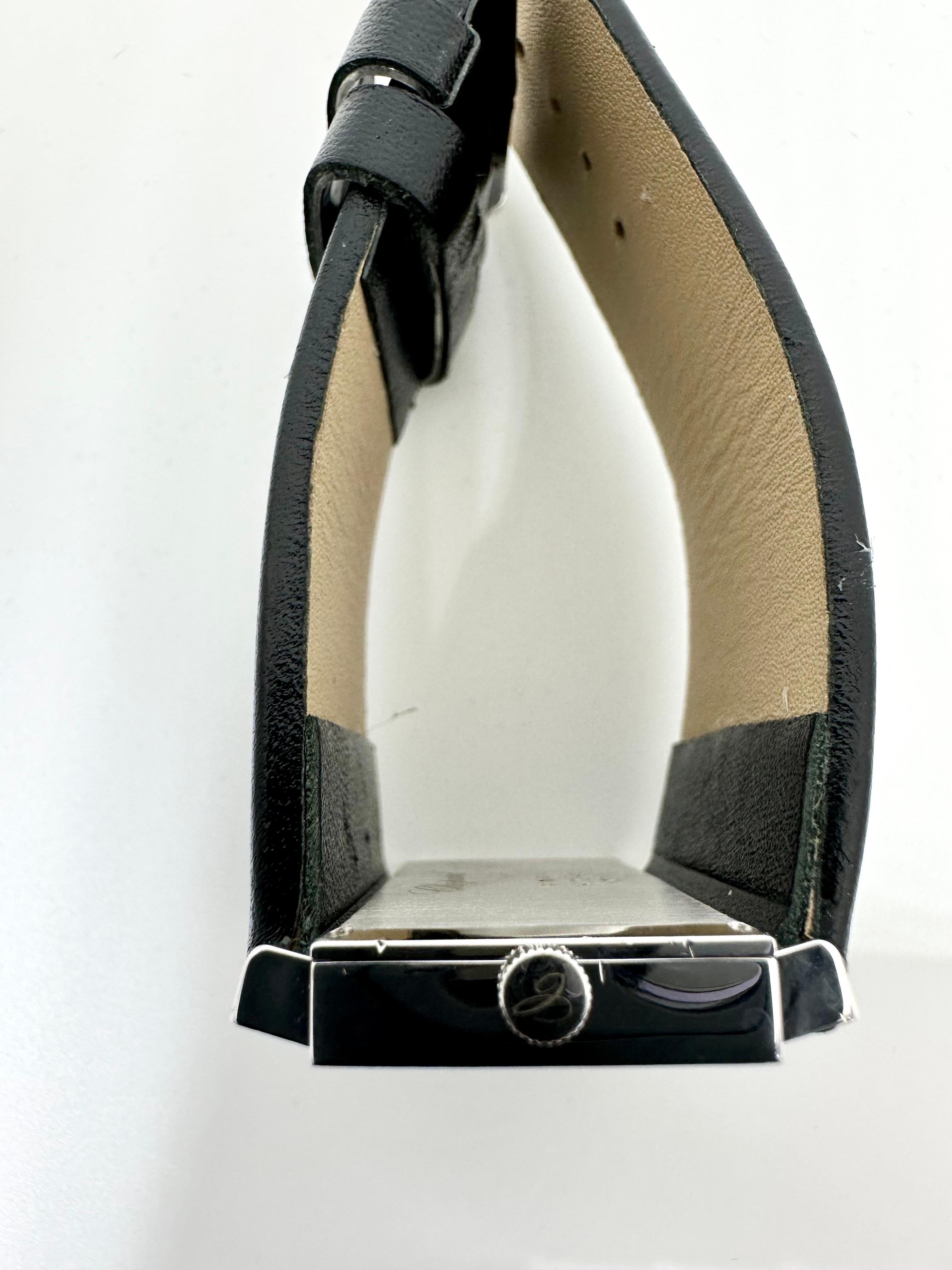 Chopard Rectangle 13/9130 18k White Gold en venta 2