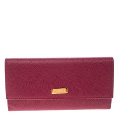 Chopard Red Leather Miss Happy Continental Wallet