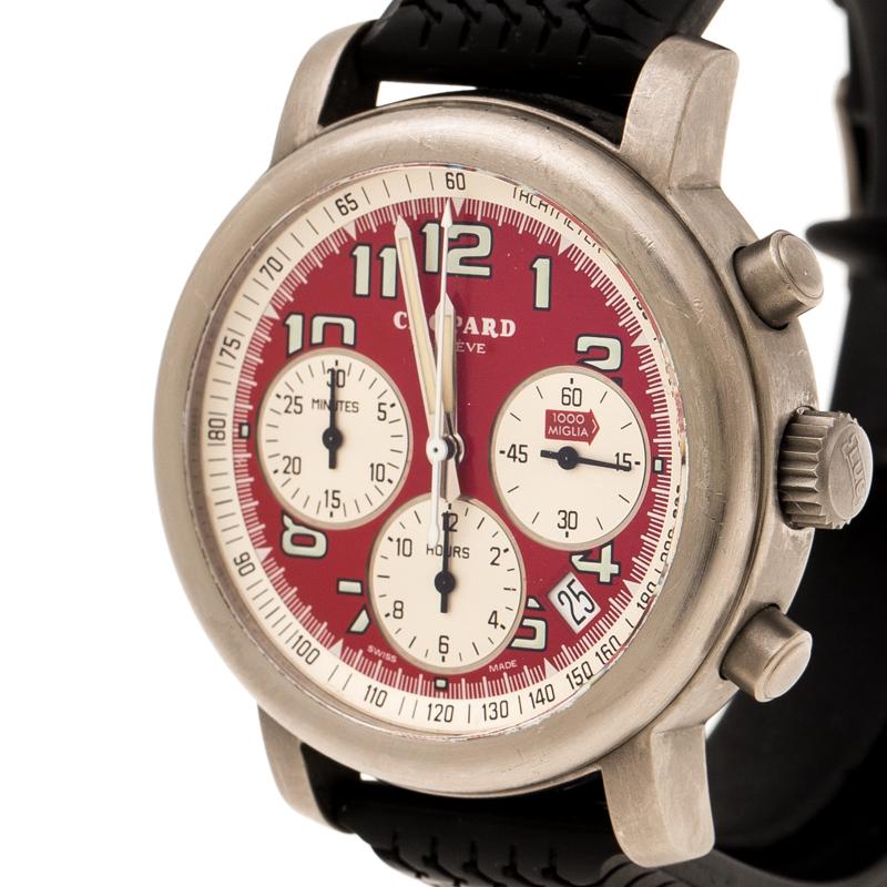The Mille Miglia collection of Chopard is a fine representation of the brand's sporting spirit commemorating one of the biggest Italian sport, the Mille Miglia race. An exclusive line that translates the aesthetic designs of the oldest cars into
