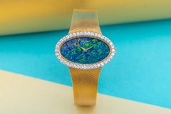 Chopard  REF. 5053 1  Rare Opal Dial & Large Diamond Bezel  Oblong Case  18k