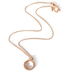 Chopard Rose Gold Diamant Happy Diamond Anhänger