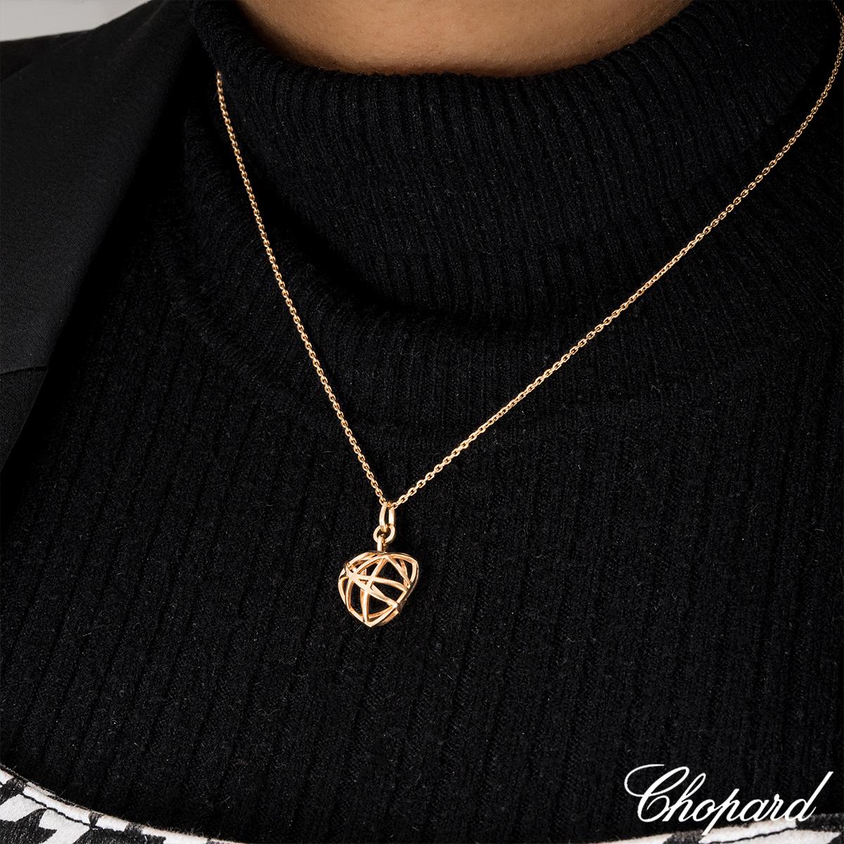 Ciondolo a cuore Chopard in oro rosa Guli 79/7713-5001 in vendita 2
