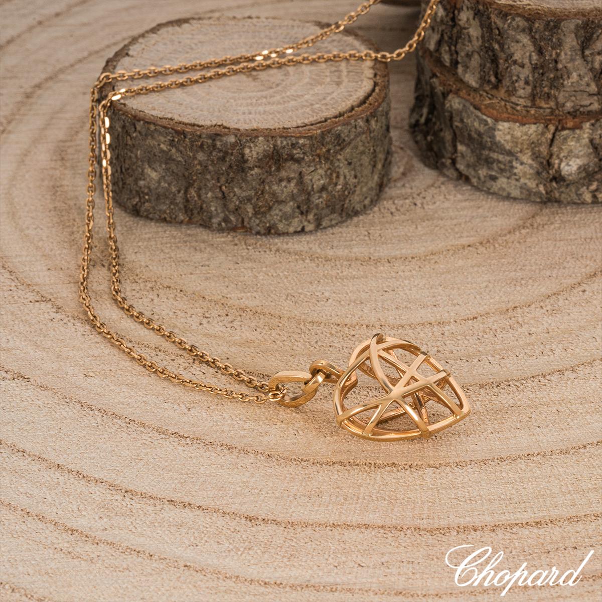 Ciondolo a cuore Chopard in oro rosa Guli 79/7713-5001 in vendita 3