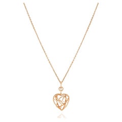 Used Chopard Rose Gold Guli Heart Pendant