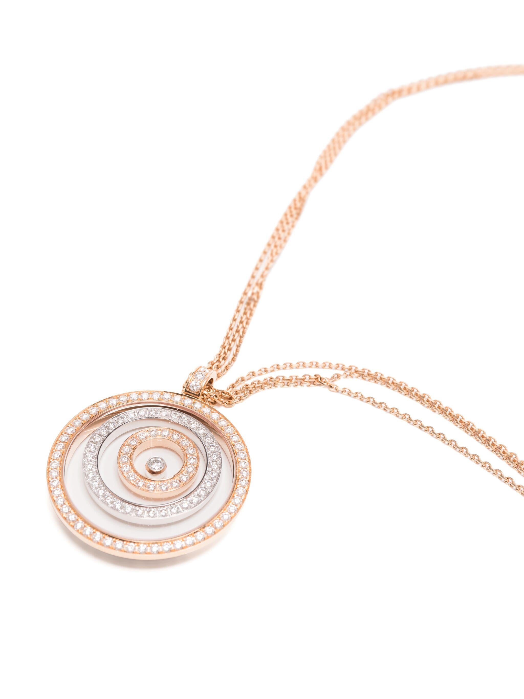 - Rose gold-tone
- 18kt rose gold
- 18kt white gold
- White diamond
- Polished finish
- Happy Spirit design
- Clasp fastening

Please kindly note all items have been previously used and present some signs of wear unless marked as 'unworn'. Please