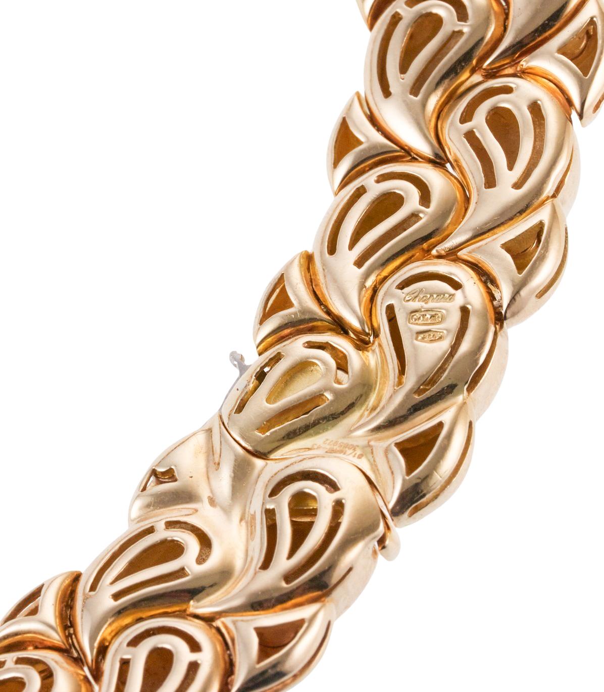 Chopard Rose Gold Teardrop Necklace For Sale 9