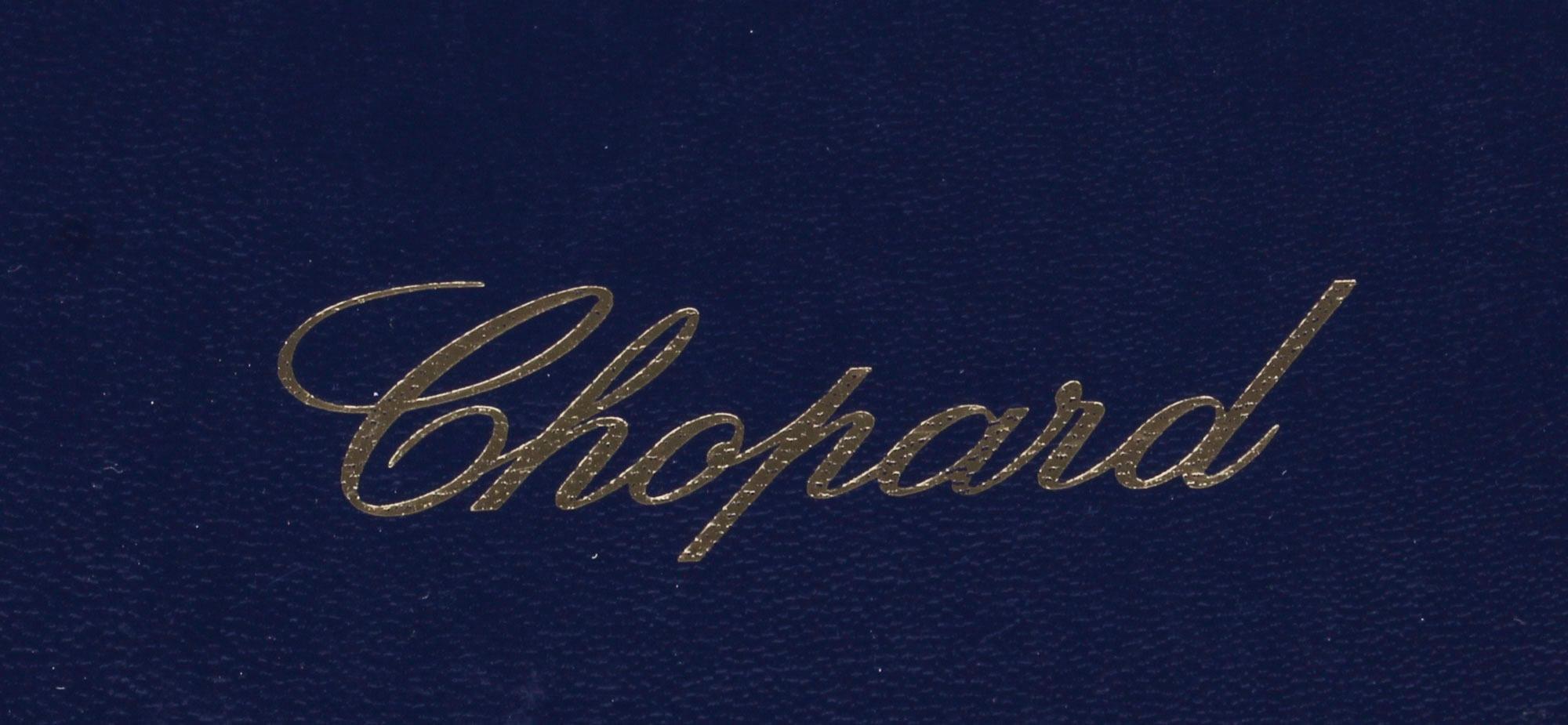 Chopard Rose Gold Travelling Alarm Clock & Pen In Presentation Box 20th Century For Sale 2