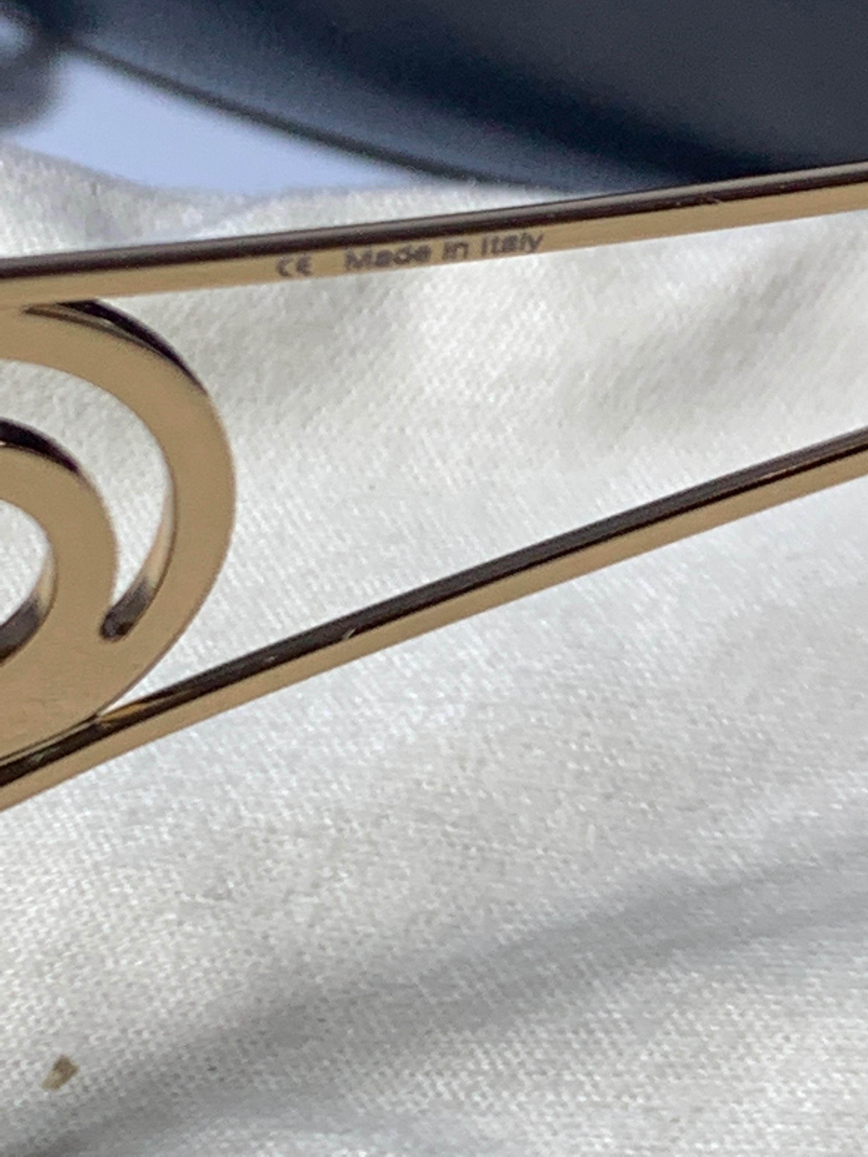 Chopard SCH 029S 9EN CH 294314 Gold Women Sunglasses, Oversized, Made in Italy 1