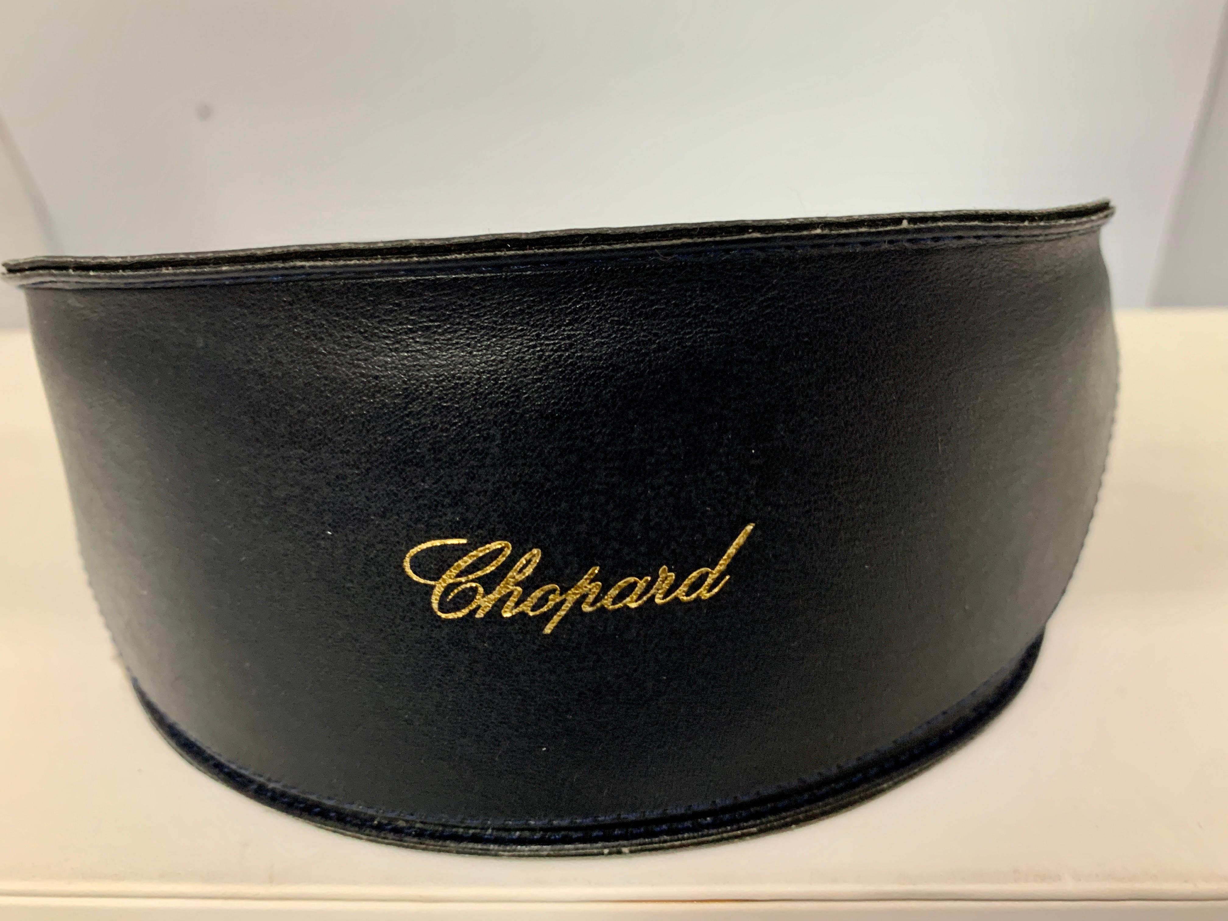 Chopard SCH 638S 0530 Black Women Sunglasses, Oversized, Made in Italy 12