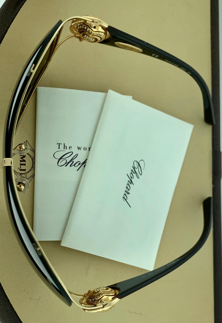 Chopard SCH 751S 0300 115 Rose Gold Women Sunglasses, Oversized at