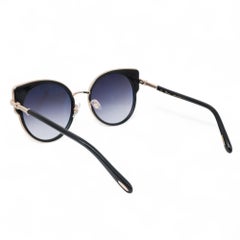 Chopard Shiny Rose Gold Metal With Smoke Gradient Lens Sunglasses 95221-0434
