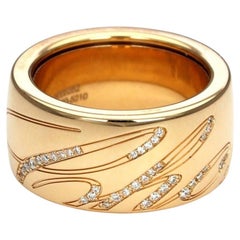 Chopard Signature Diamant Chopardissimo 18k Rosa Gold Bandring Größe 6