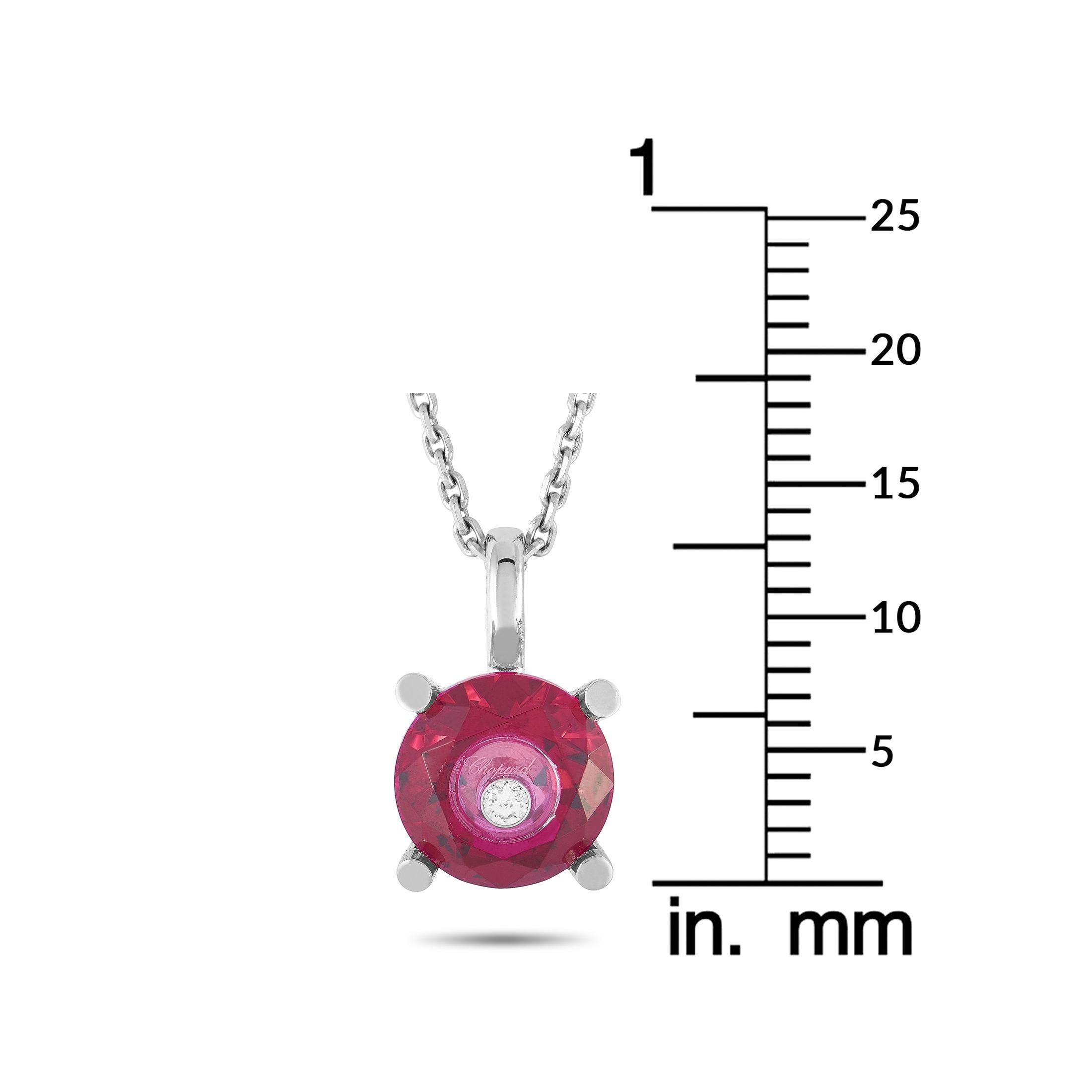 red stone pendant necklace