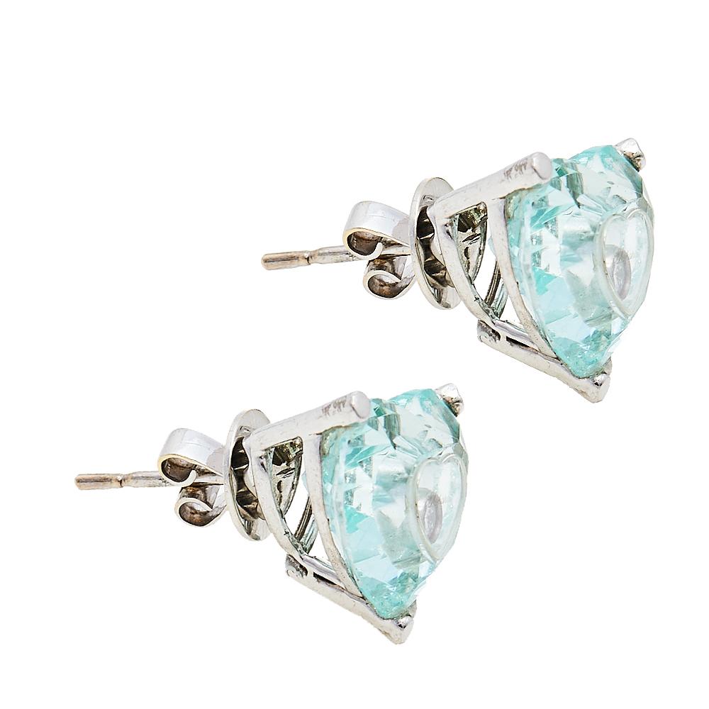 chopard green diamond earrings