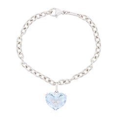 Chopard ‘So Happy Heart’ Aquamarine and Diamond Bracelet