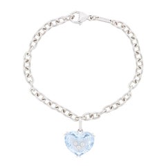 Chopard Bracelet So Happy Heart en aigue-marine et diamants