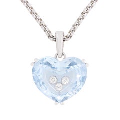 Collier d'aigue-marine et de diamants "So Happy Heart" de Chopard