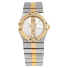 Vintage Chopard St. Moritz 8023 Stainless Steel & Gold Wristwatch Ref 8023