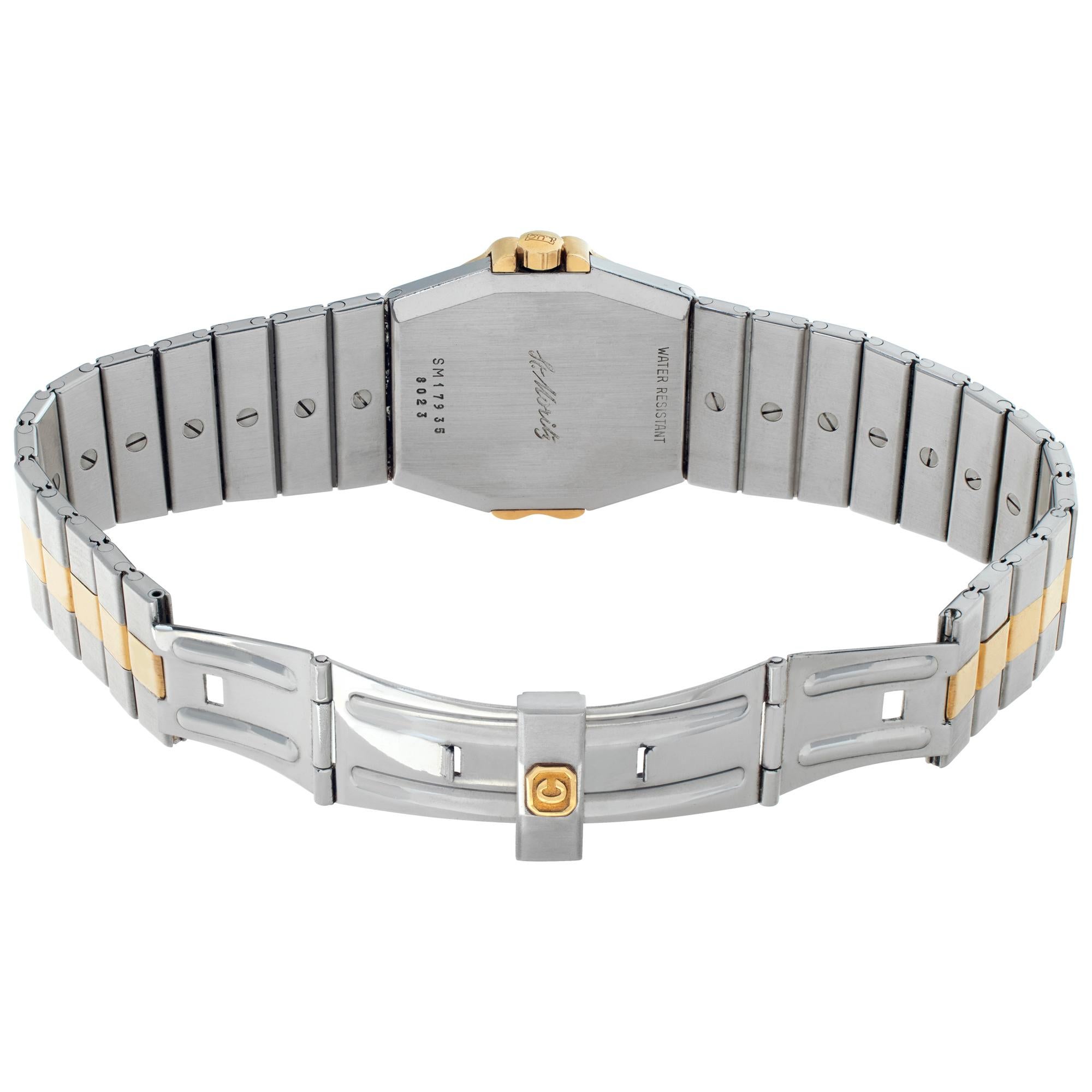 Women's or Men's Chopard St. Moritz Gold & Stainless Steel Wristwatch Ref 8023