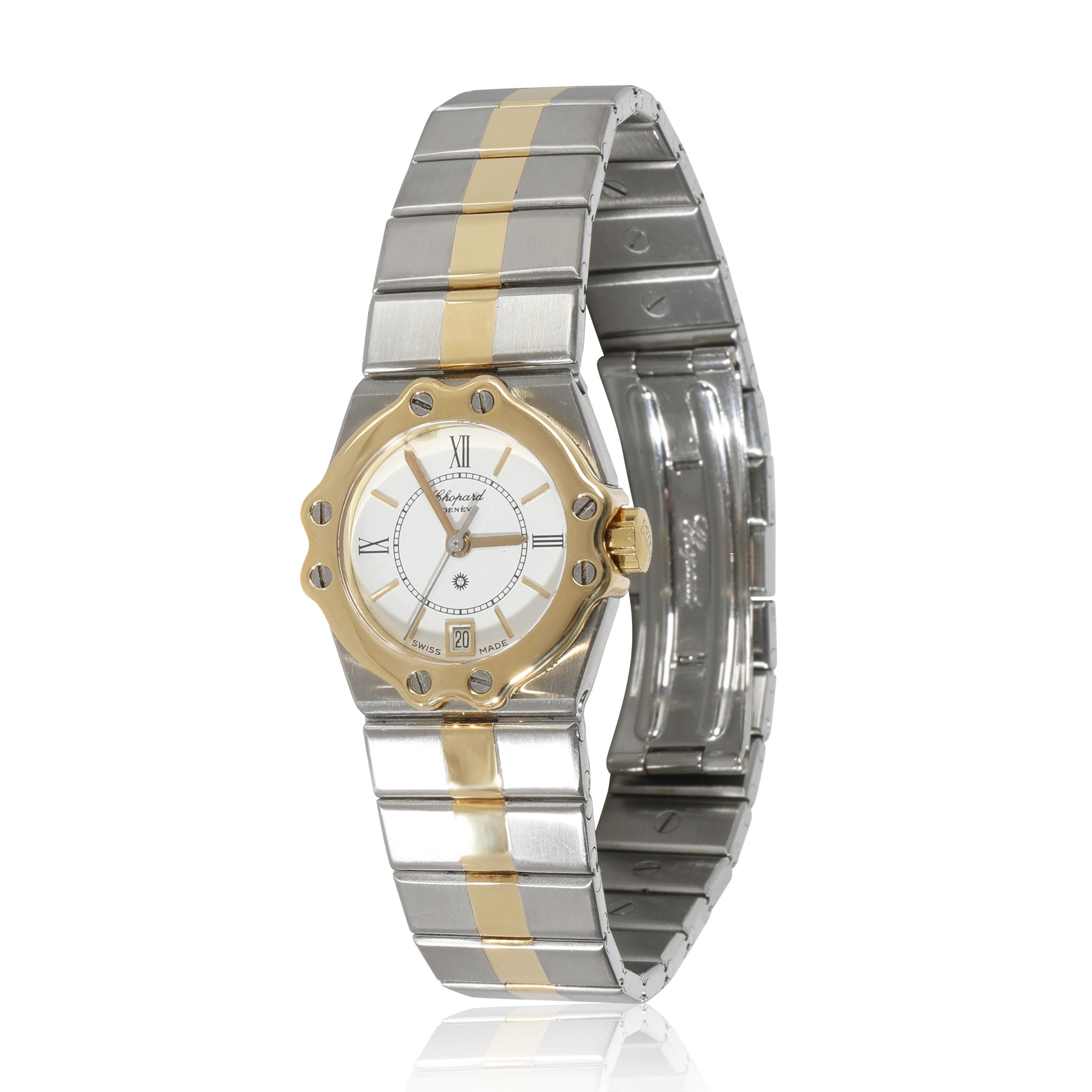 Chopard St. Moritz 8024 Women's Watch in 18kt Stainless Steel/Yellow Gold For Sale 2