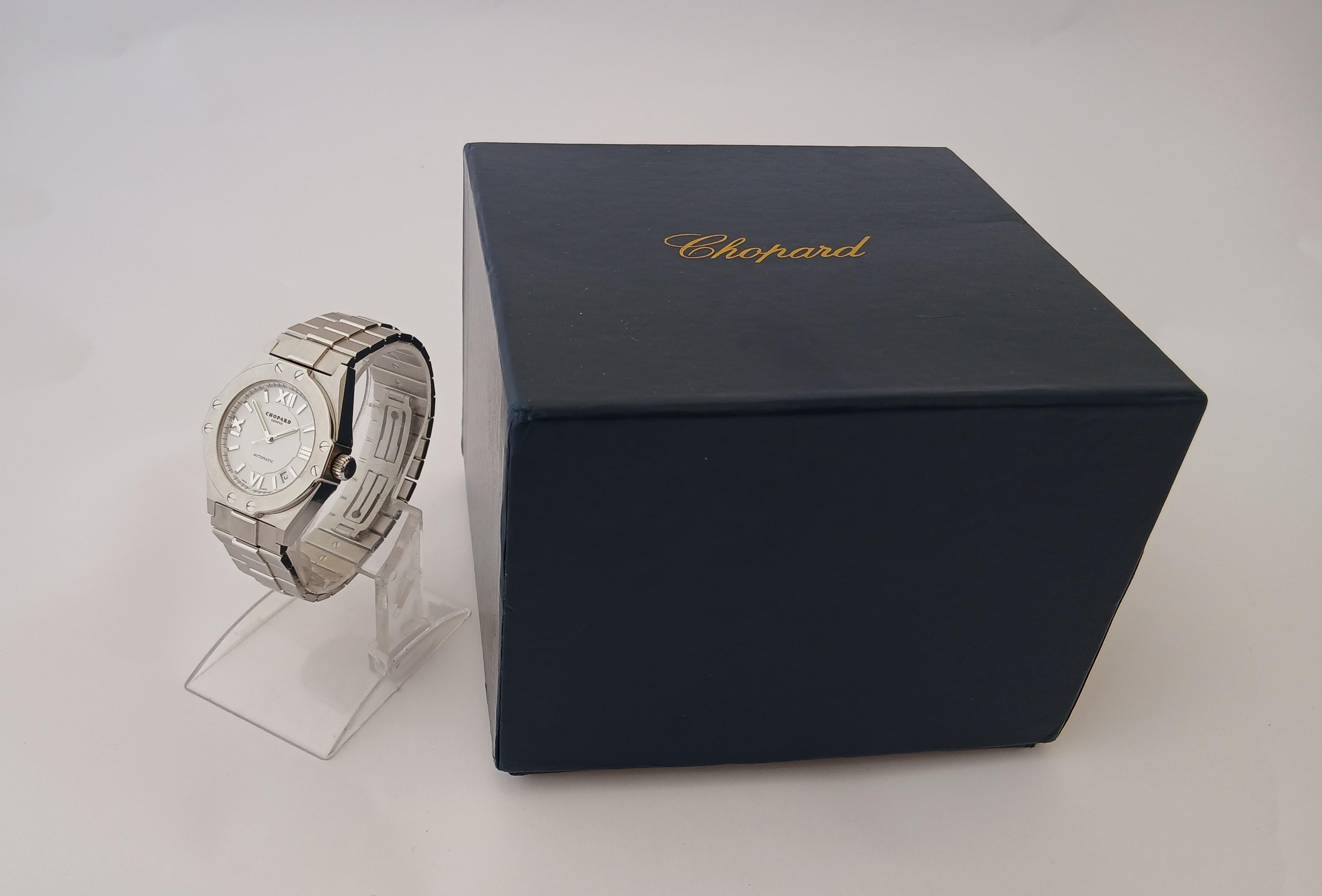 Chopard St. Moritz 8379 Automatic Steel Early 2000's Men's Watch Boxed ...