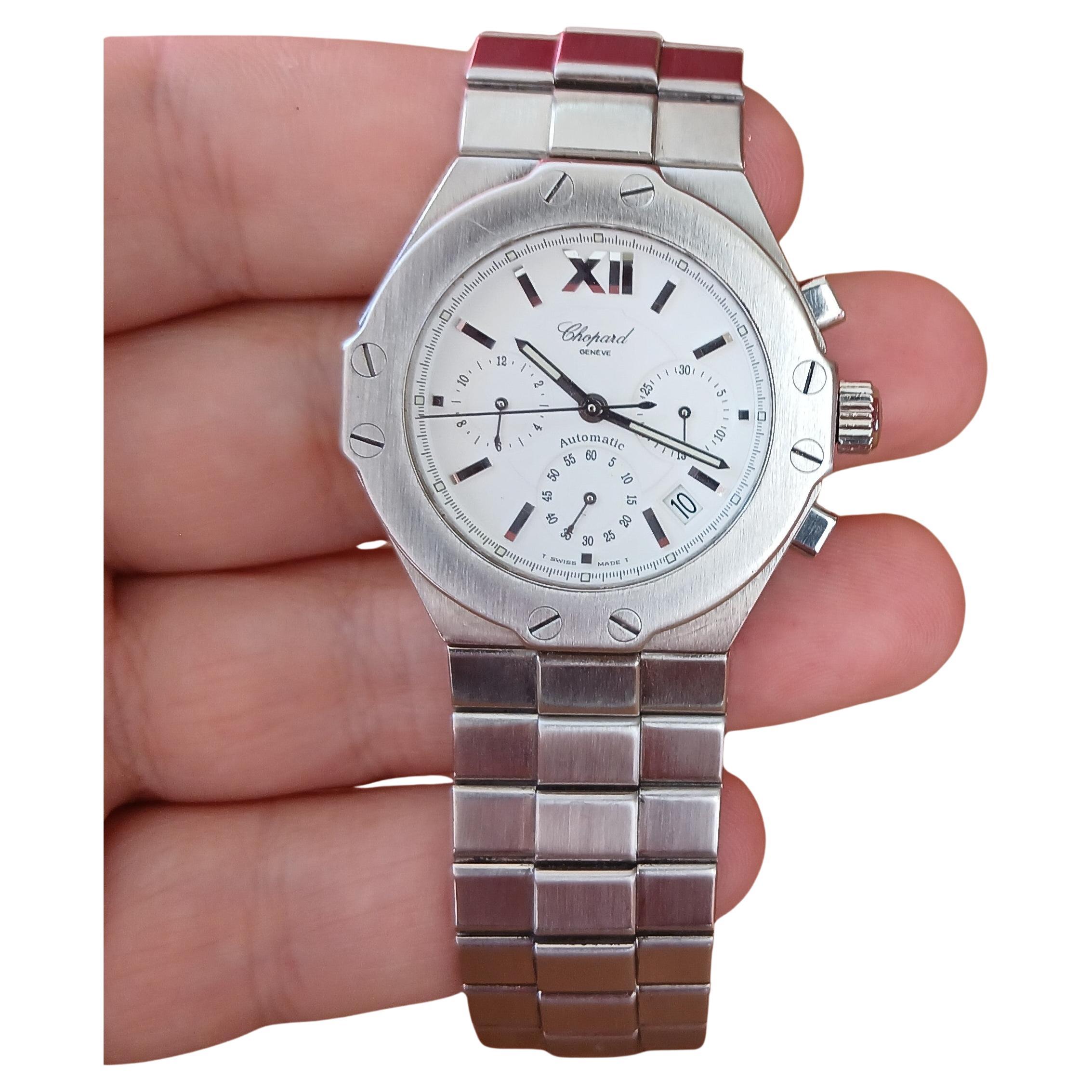 Reloj Chopard St. Moritz Cronógrafo 8333 Automático Acero Inoxidable Hombre