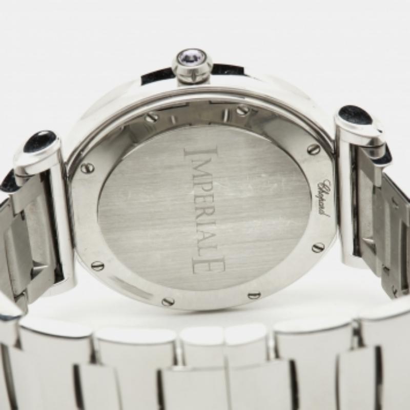 Chopard Edelstahl Diamant Imperiale 388532-3002 Damenarmbanduhr 36 mm im Angebot 1