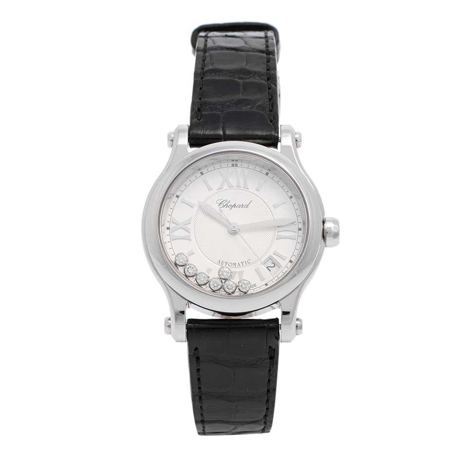 Chopard Lady's Stainless Steel and Diamond Happy Sport Snowflake ...
