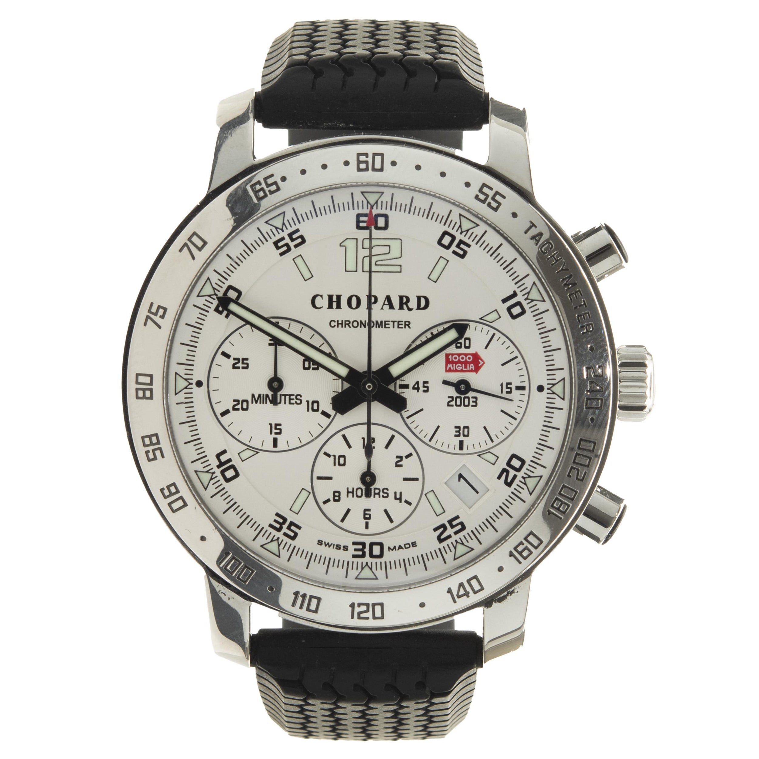 Edelstahl Mille Miglia-Chronograph von Chopard, limitierte Auflage