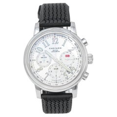 Chopard Stainless Steel Rubber Mille Miglia Men's Wristwatch 42 mm