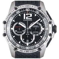Chopard Superfast Classic Stainless Steel Black Dial Racing Watch