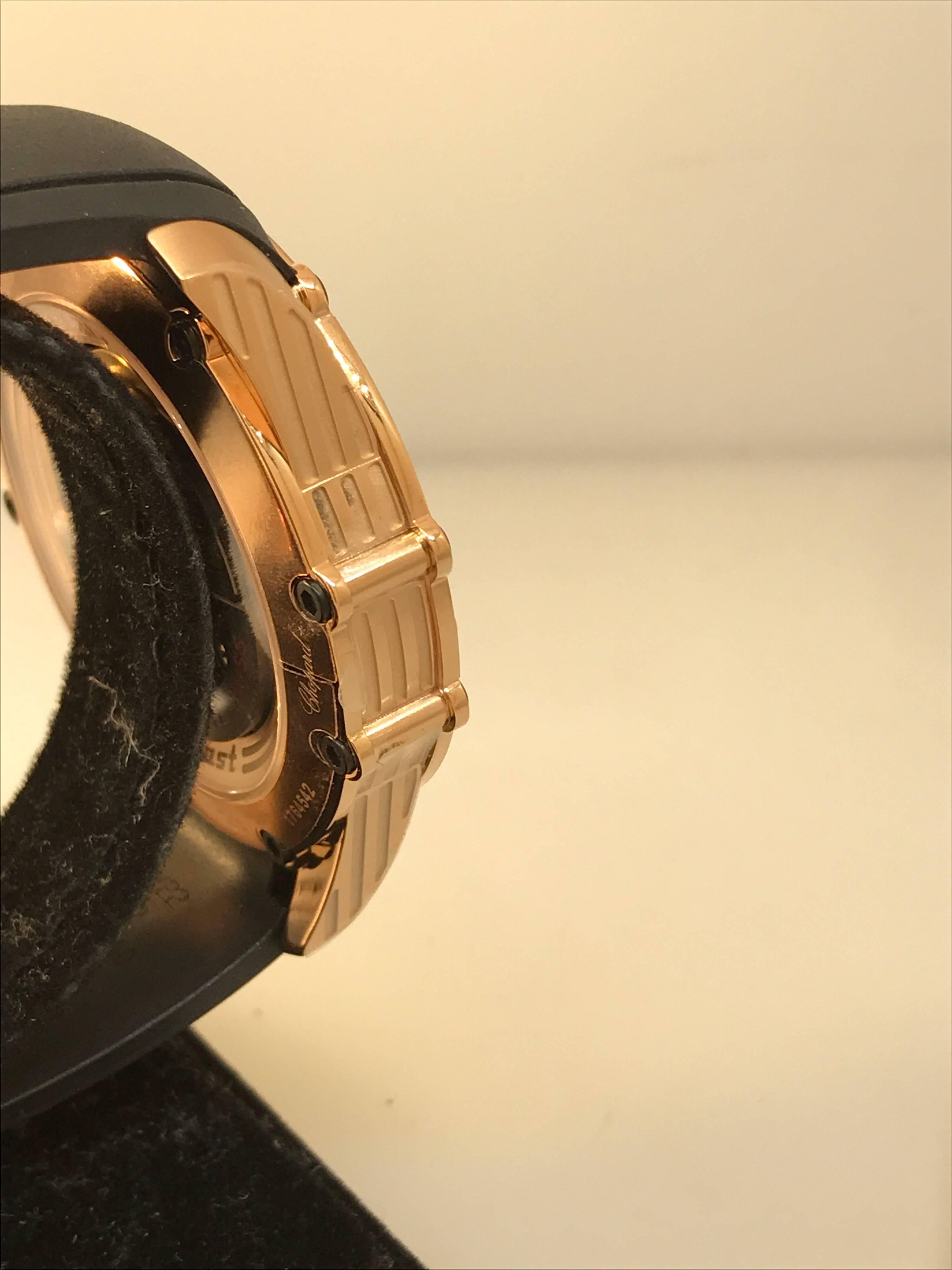 Men's Chopard Superfast Power Control 18k Rose Gold Automatic Mens Watch 16/1291 New For Sale