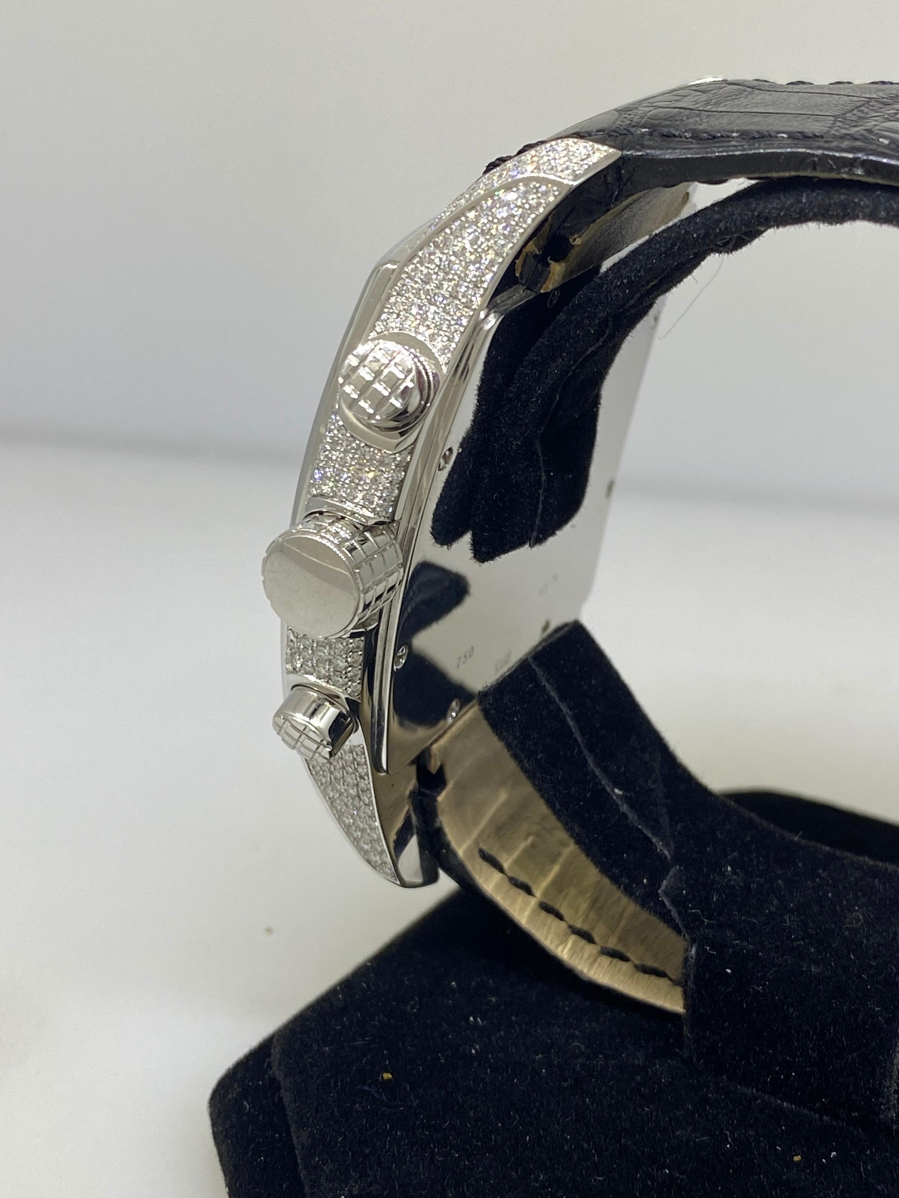 Chopard Two O Ten Diamond Case Black Dial Automatic Men's Watch 17/2272-1001 im Angebot 1