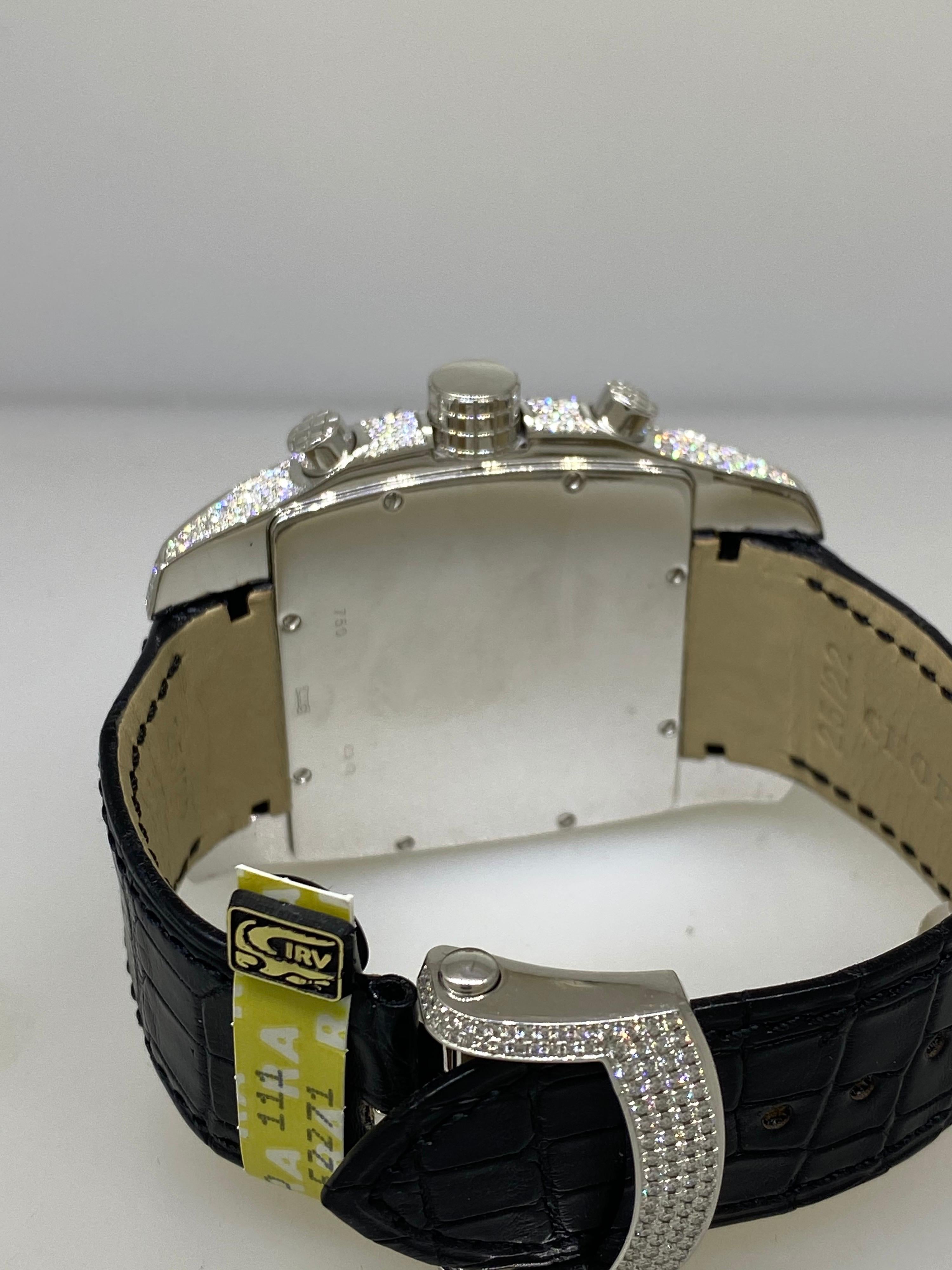 Chopard Two O Ten Diamond Case Black Dial Automatic Men's Watch 17/2272-1001 For Sale 4
