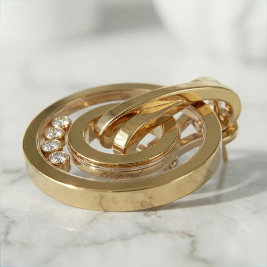 Chopard Versatile Happy Diamonds Convertible Earr… - image 5