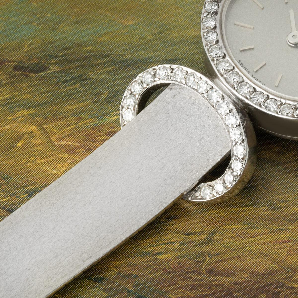 Chopard Vintage Cocktail Watch White Gold Diamond Set 5099/1 3
